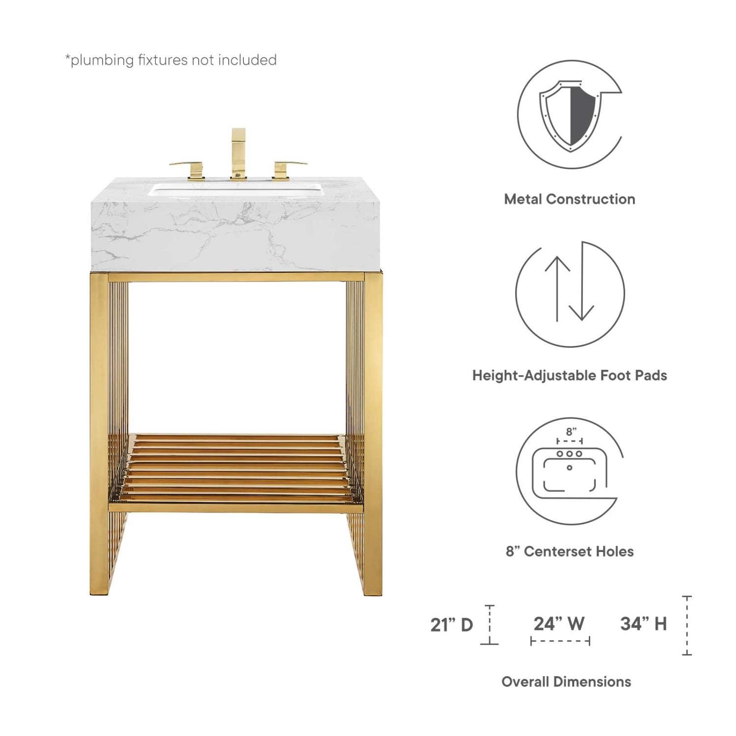 Modway Modway Gridiron 24" Bathroom Vanity