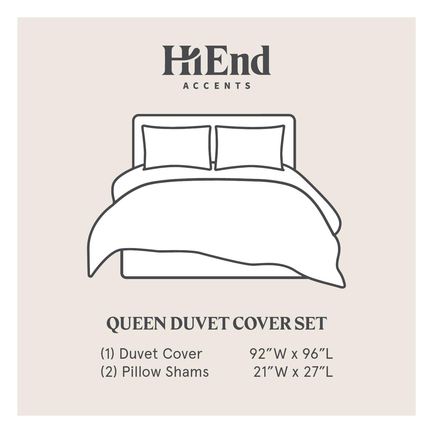 HiEnd Accents Adrienne Gold Black Leopard Print Chenille Fabric Classic Modern Rustic Duvet Cover Set