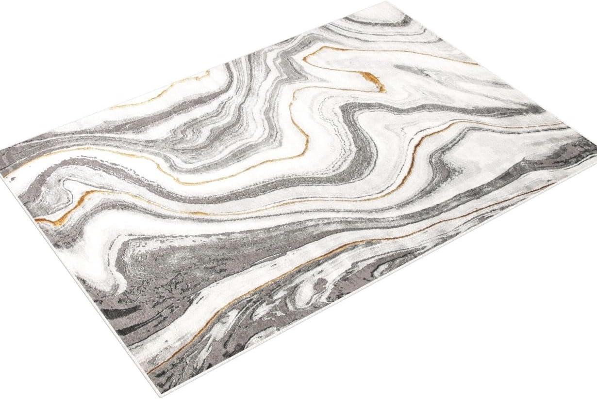 Craft CFT819 Loomed Indoor Area Rug - Grey/Gold - 4'x6' - Safavieh