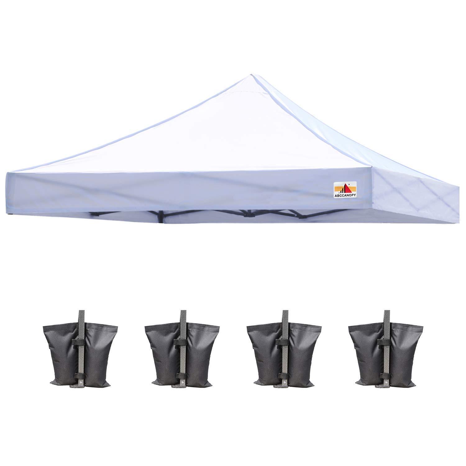 ABCCANOPY Replacement Canopy Top for Pop Up Canopy Tent (8x8, White)