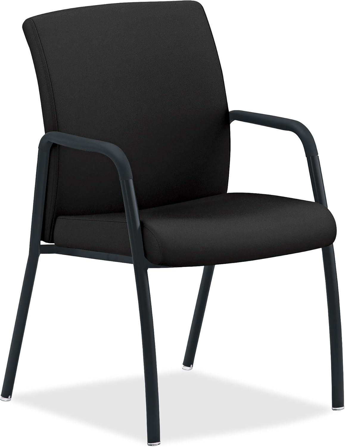 HON Guest Chair w/ Arms 23"x24"x35-1/2" Black Centurion IG107CU10