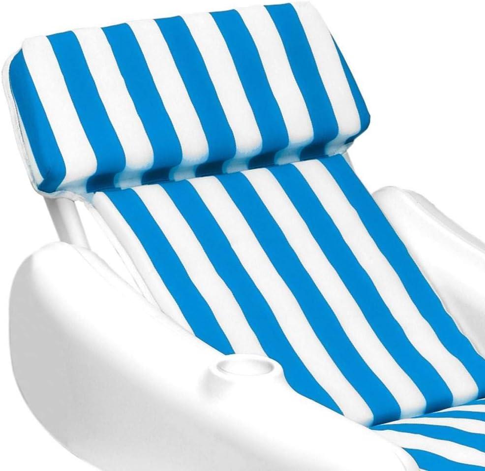 SWIMLINE Original Sunchaser Padded Luxury Lounge Chair Pool Float | Molded Frame & Pontoon Design | Pool Floats Adult | Pool Lounger | Pool Accessories | Pool Chairs and Lounges for in Pool