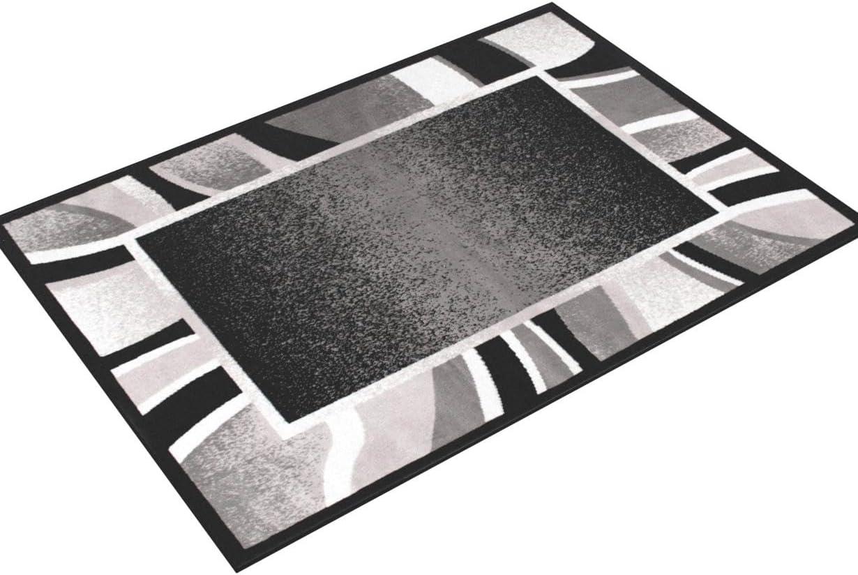 Home Dynamix Premium Rizzy Contemporary Abstract Border Area Rug