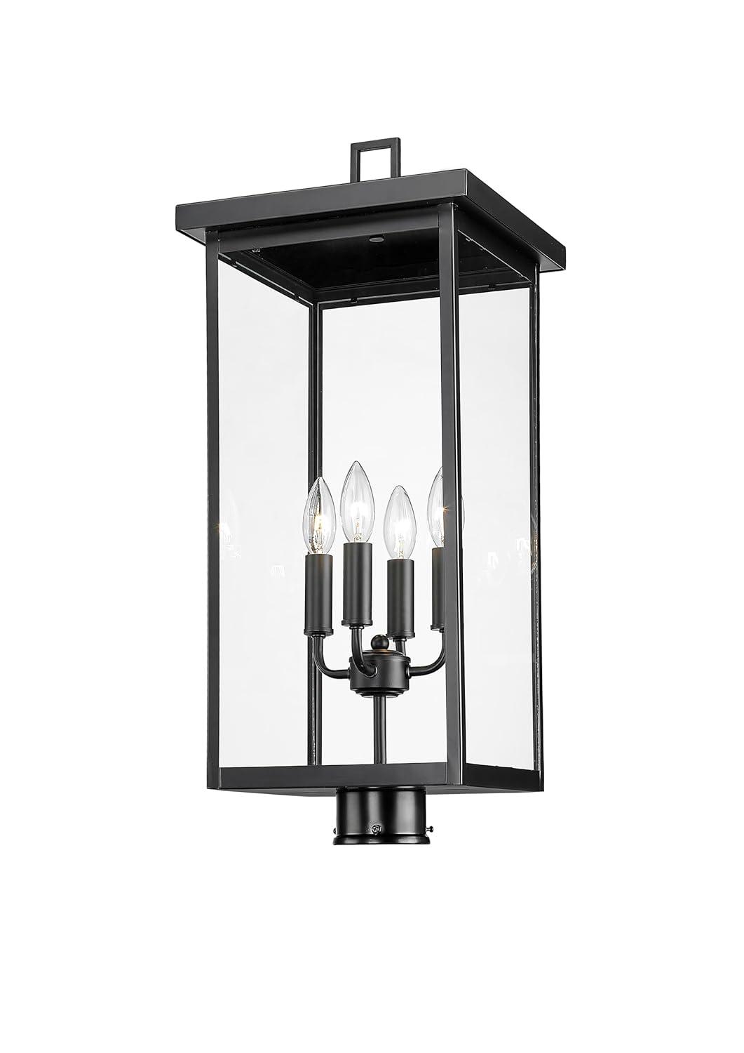 Millennium Lighting Barkeley 4 Light 26.13" Tall Outdoor Single Head Post Light