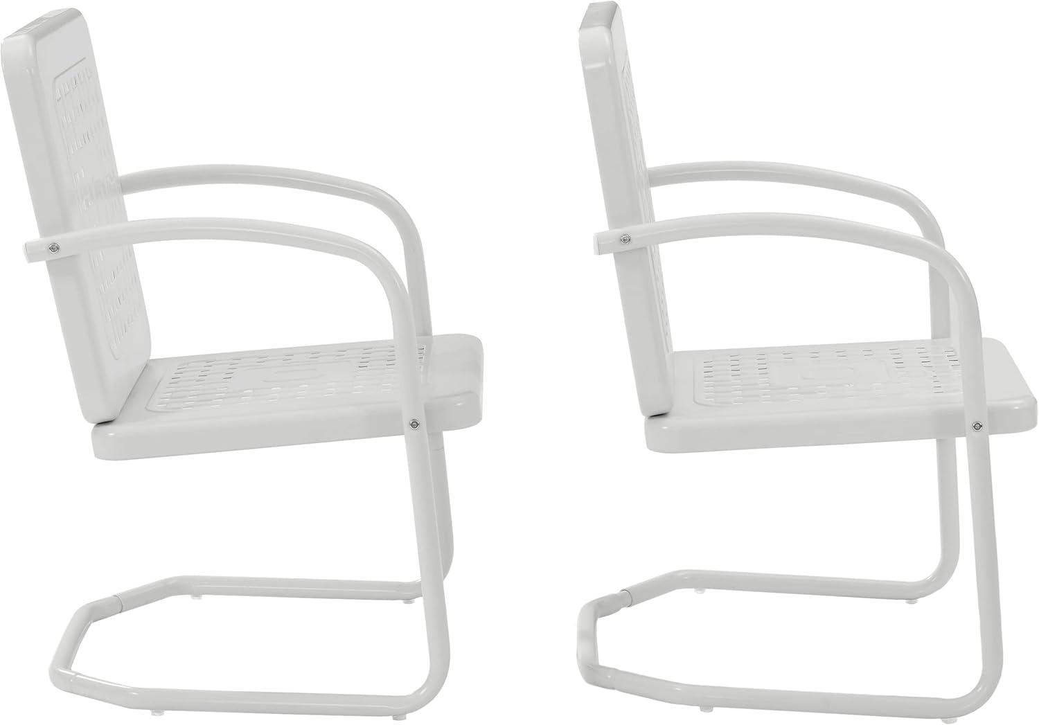 2pk Bates Outdoor Steel Arm Chairs - Crosley