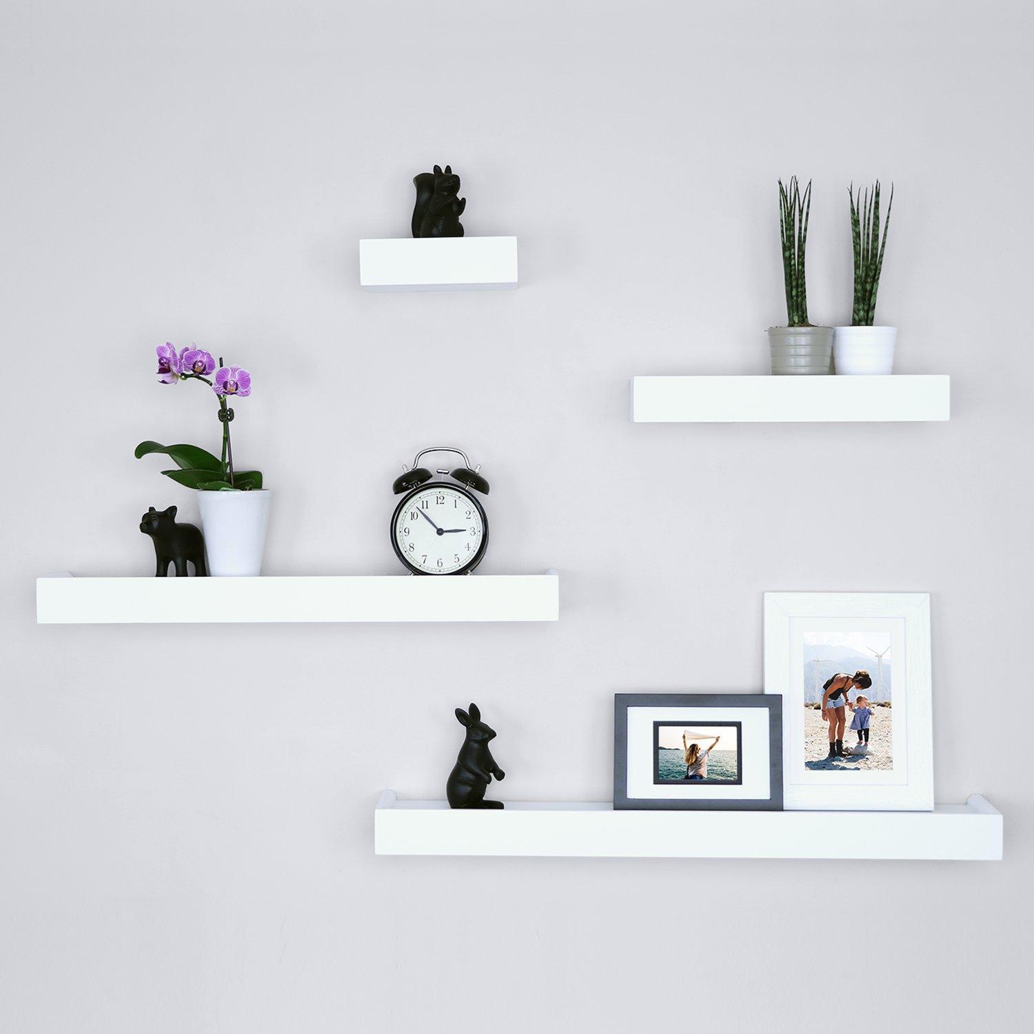 Ballucci Array 4 Piece Floating Wall Shelves Set