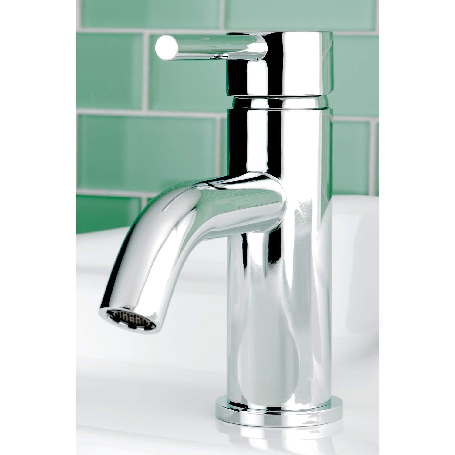 Kingston Brass Concord Single-Handle 1-Hole Deck Mount Bathroom Faucet with Push Pop-Up