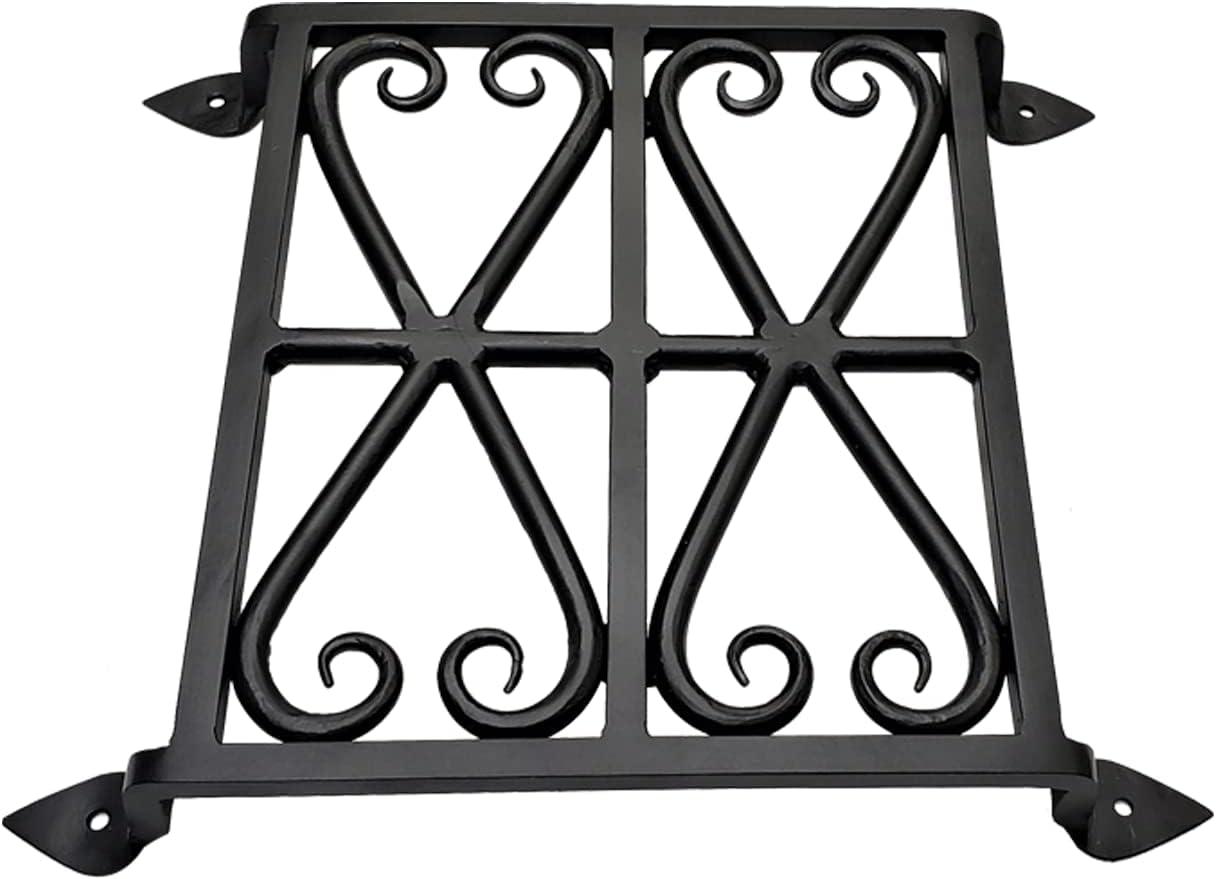 Prima Decorative Speakeasy Grille Hand Forged, Iron, Size 12″x10.5″, Design 110