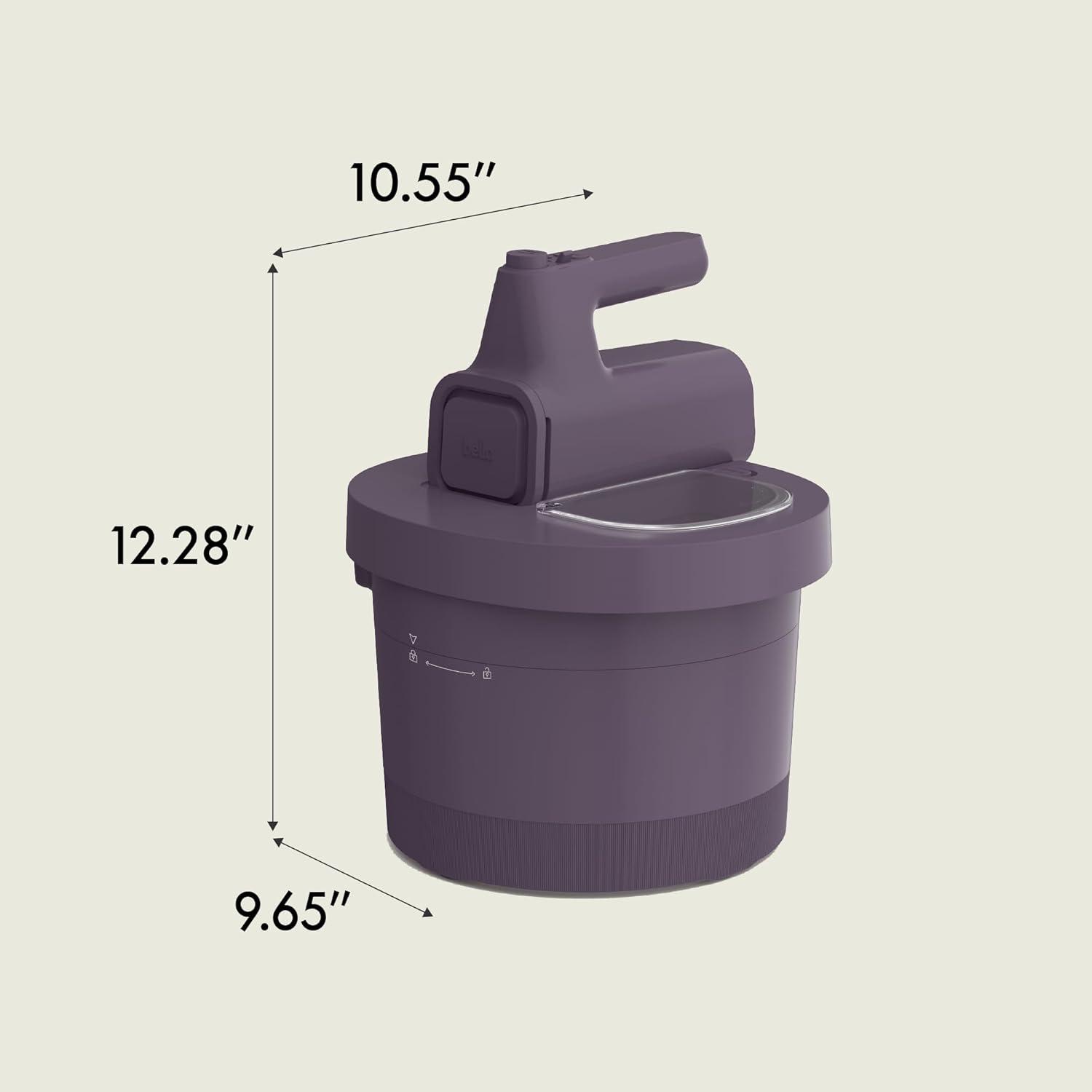 bella 3.5qt Hand and Stand Mixer Plum