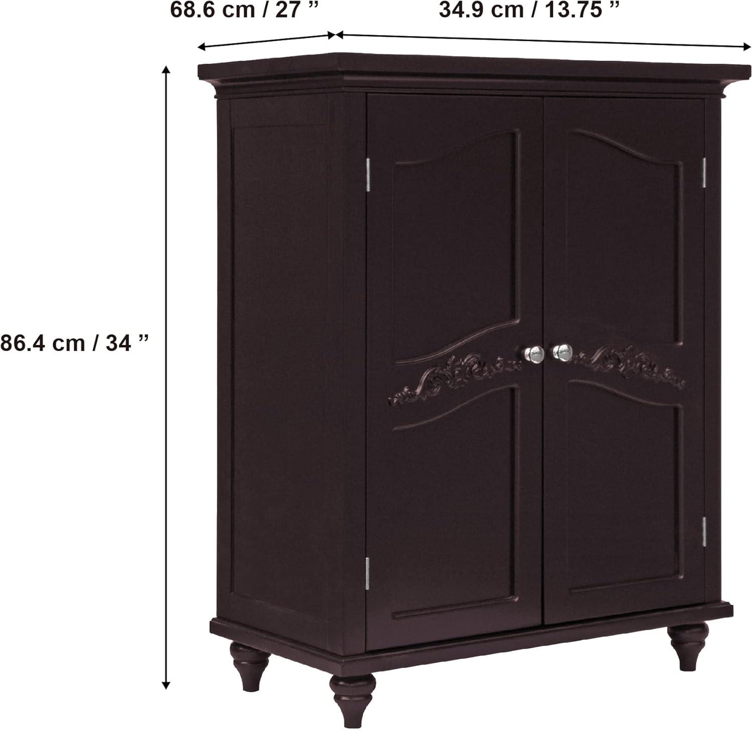 Versailles Floor Cabinet with Two Doors - Elegant Home Fashions