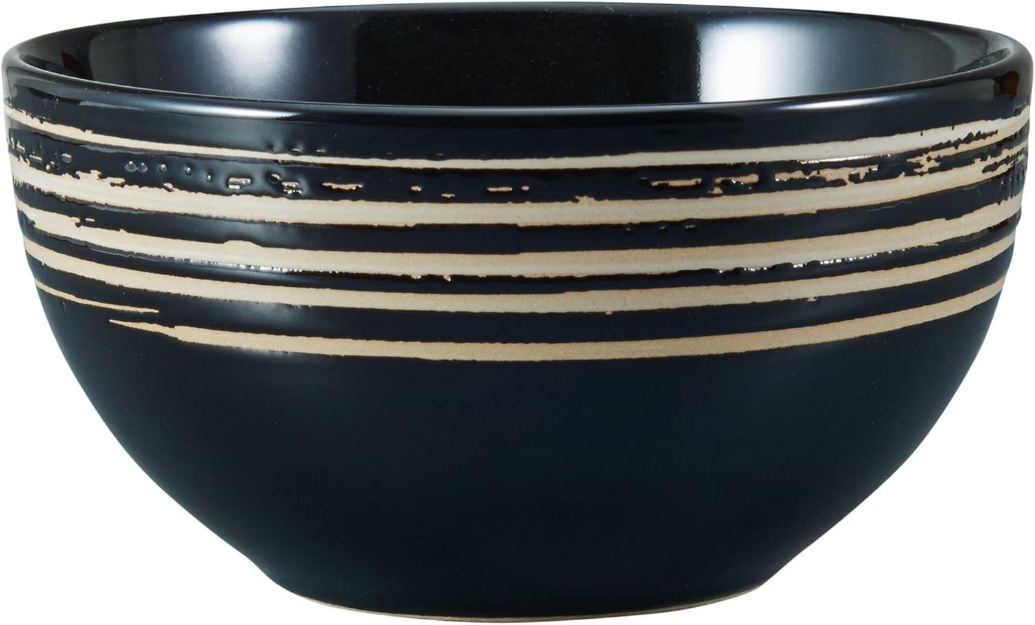 Pfaltzgraff® Bryson Black 16-Piece Dinnerware Set Stoneware