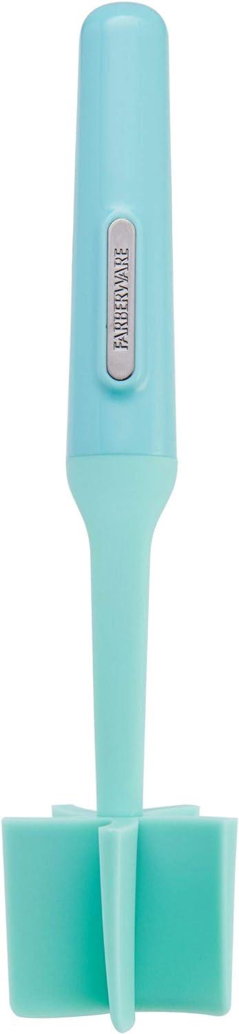 Farberware Pro Meat Masher, 10-Inch, Aqua Sky