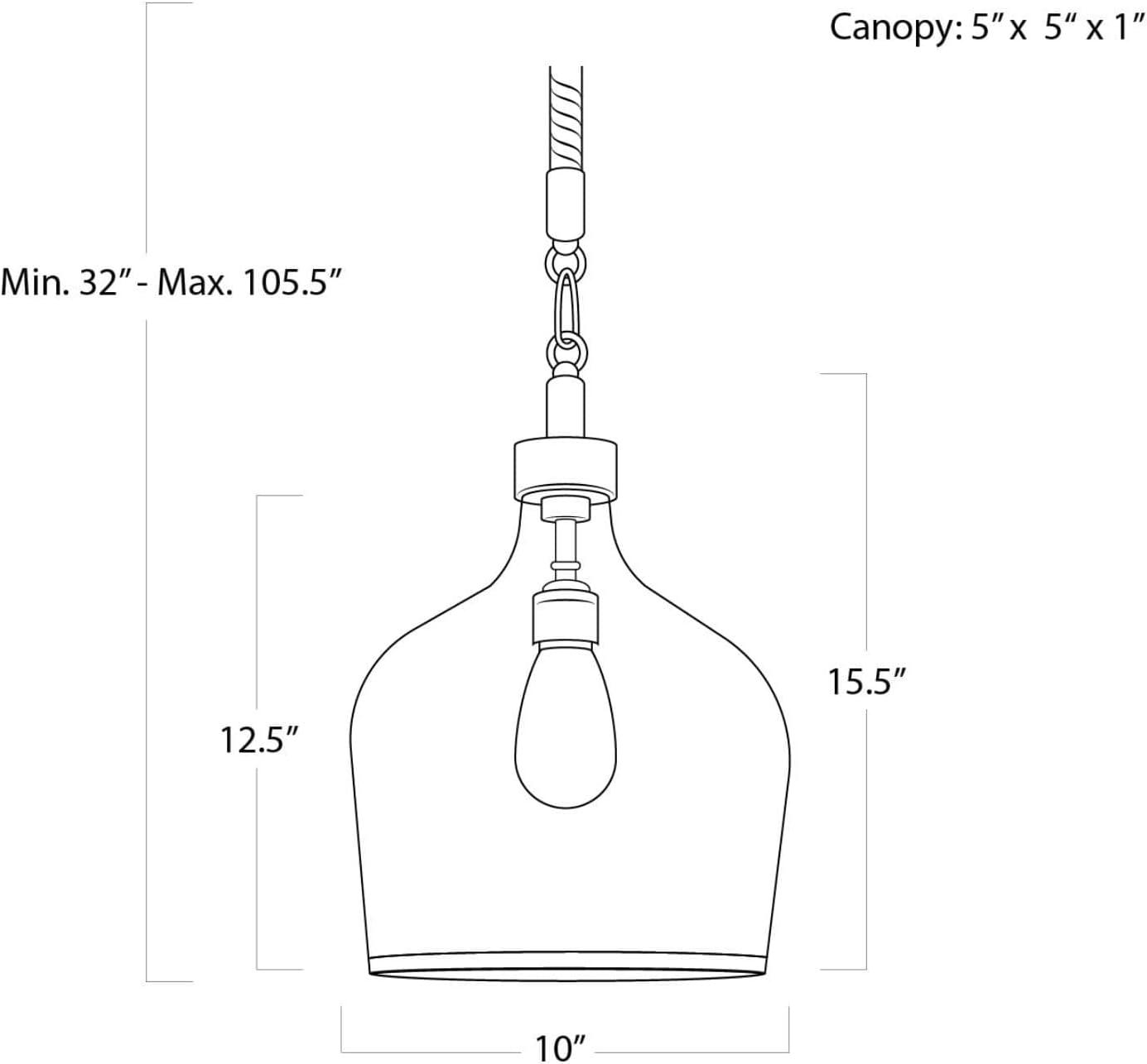 Demi John 1-Light Mini Pendant