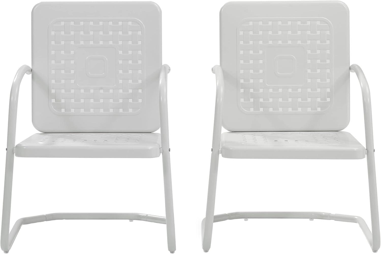 2pk Bates Outdoor Steel Arm Chairs - Crosley