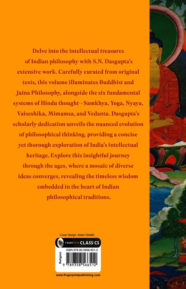 A History of Indian Philosophy: Vol. I, Multicolor Hardcover Book
