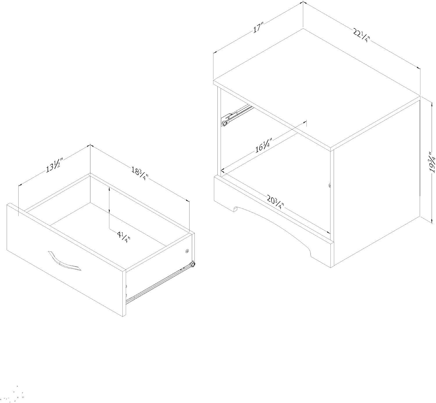 Step One 1-Drawer Nightstand