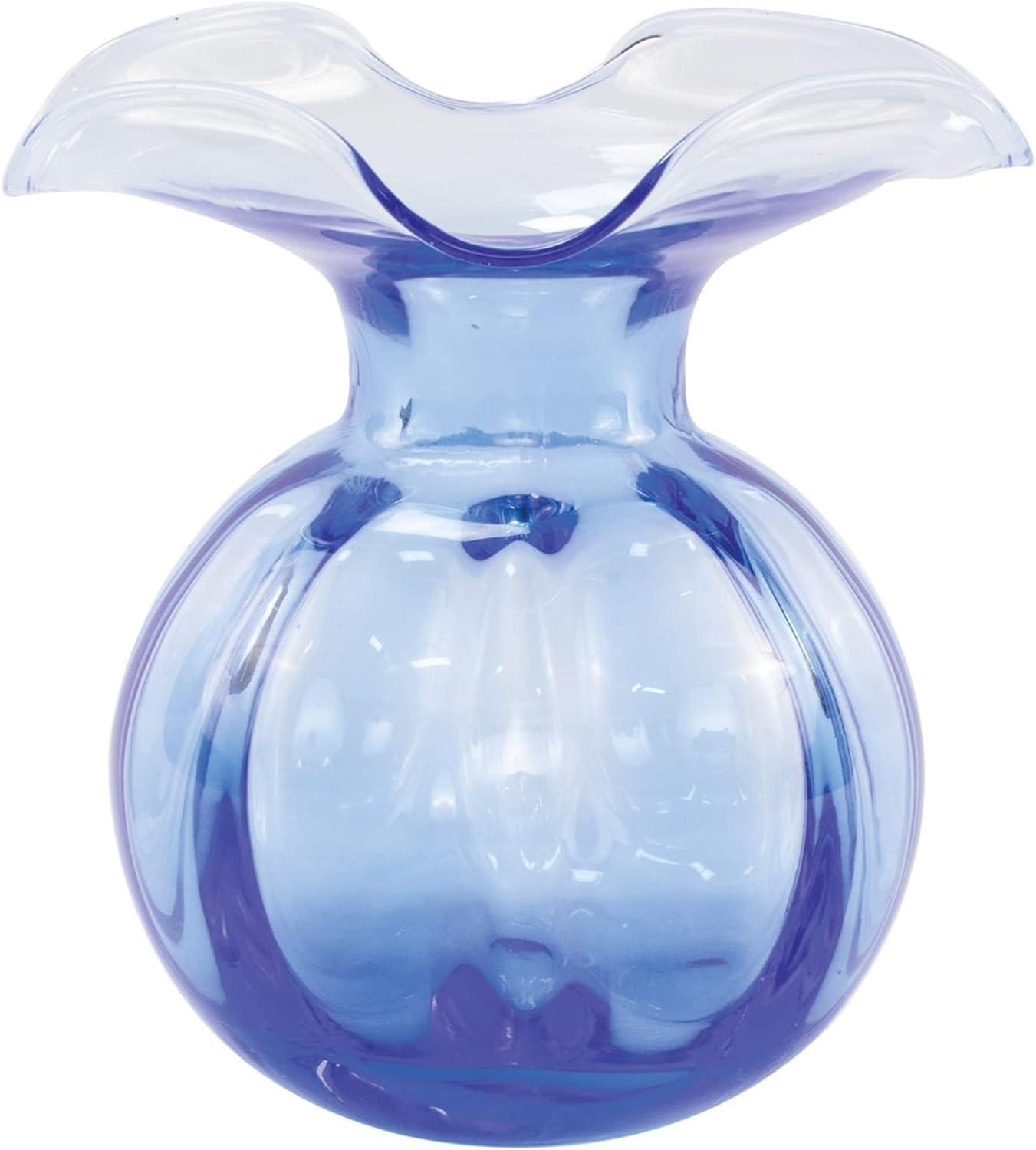 VIETRI Hibiscus Handmade Glass Table Vase