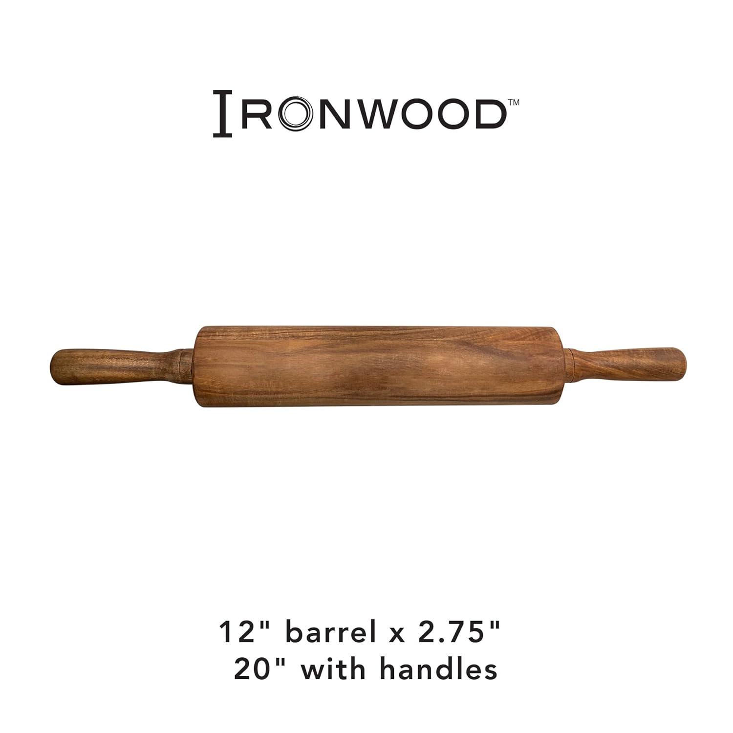 Ironwood Gourmet Ironwood Gourmet Wood Rolling Pin