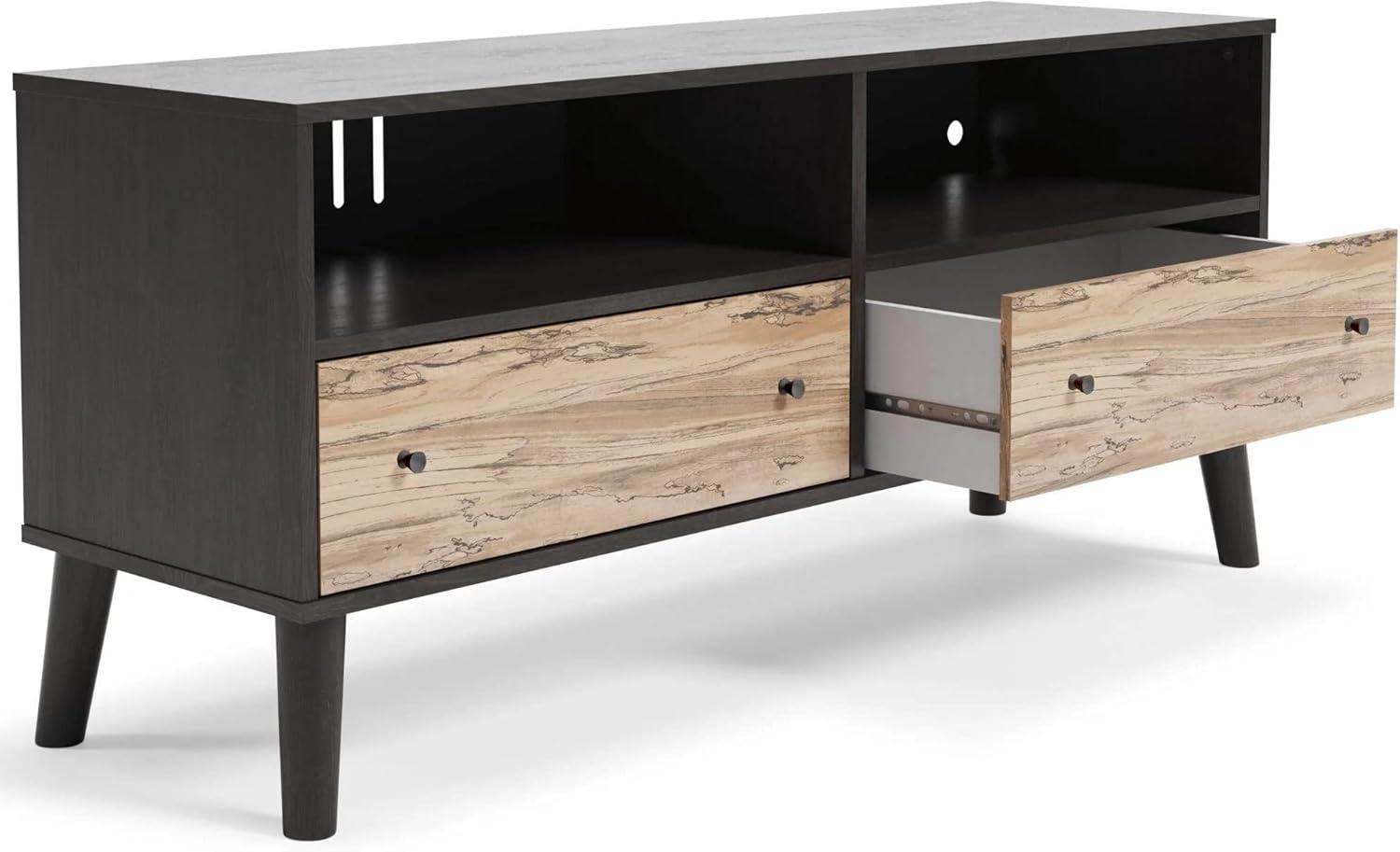 Signature Design by Ashley Contemporary Piperton Medium TV Stand Two-tone