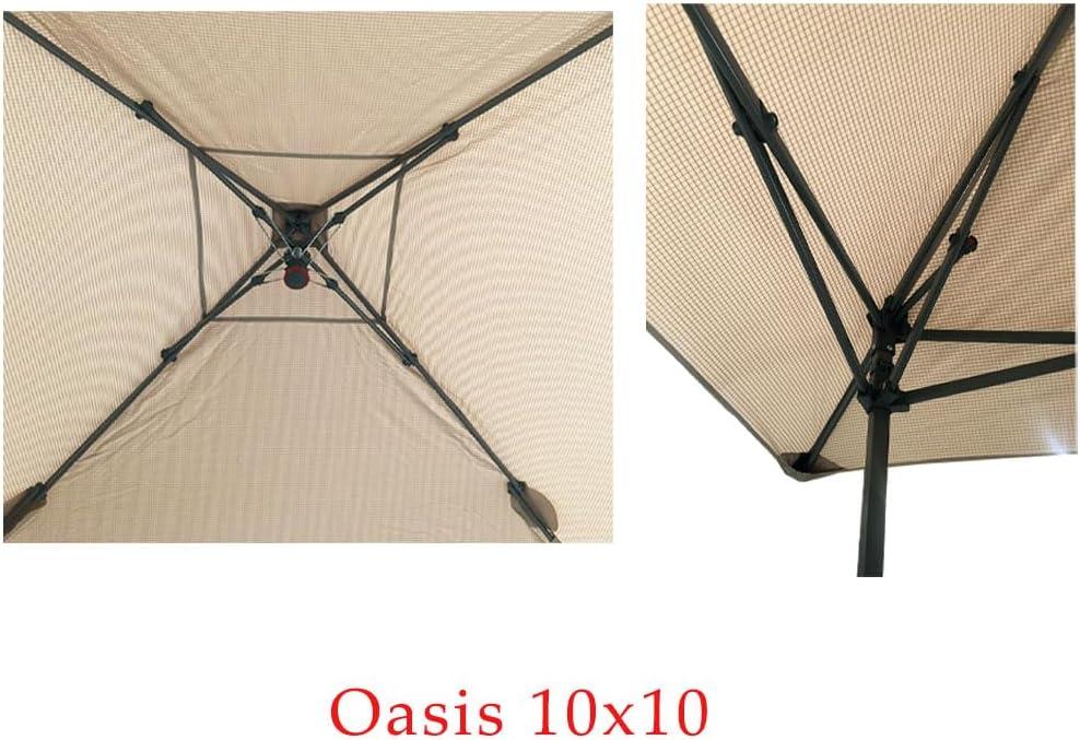 Garden Winds Replacement Canopy Top Cover Compatible with The Coleman Light and Fast, Oasis, and Oasis Lite 10 X 10 Tent - Riplock 350