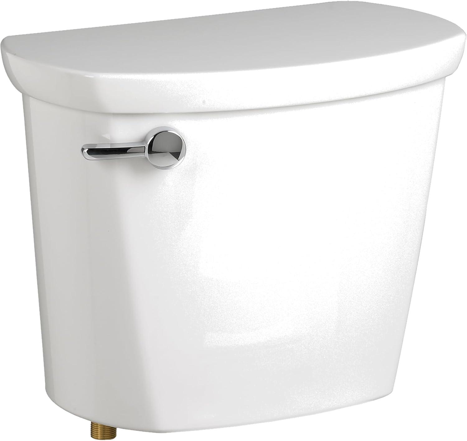 White Vitreous China Single Flush Toilet Tank