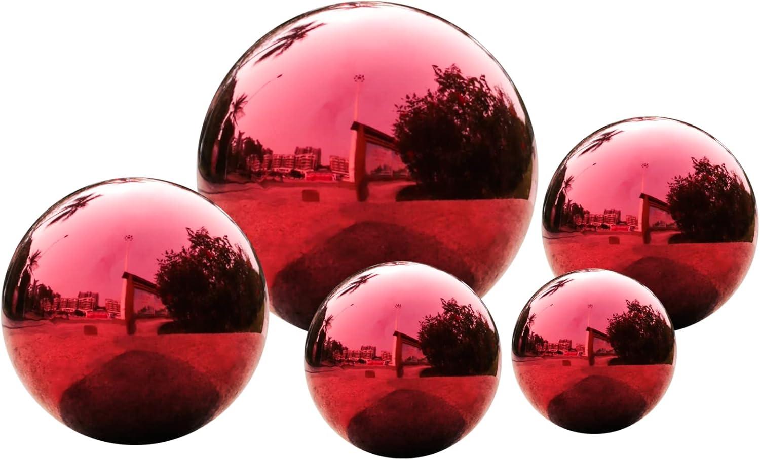The Holiday Aisle® Champlain Metal Abstract Gazing Ball
