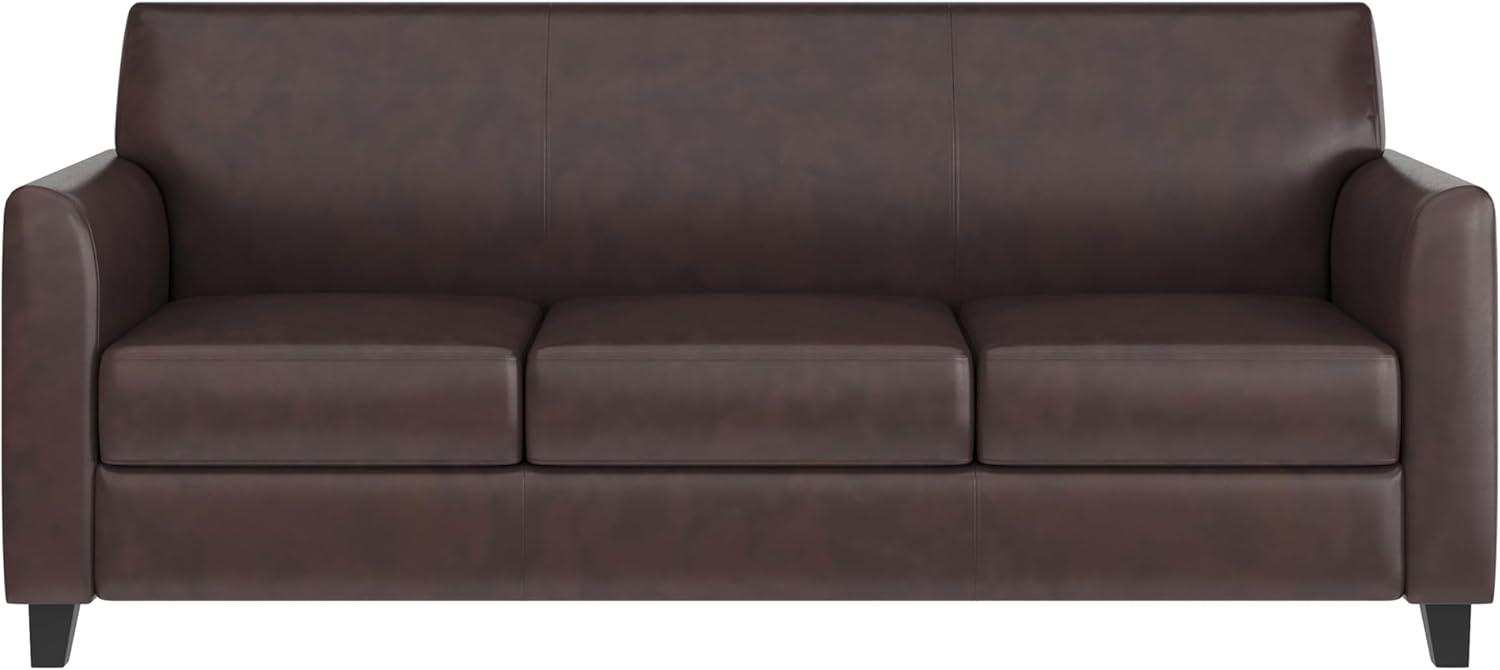 HERCULES Diplomat Series LeatherSoft Sofa with Clean Line Stitched Frame