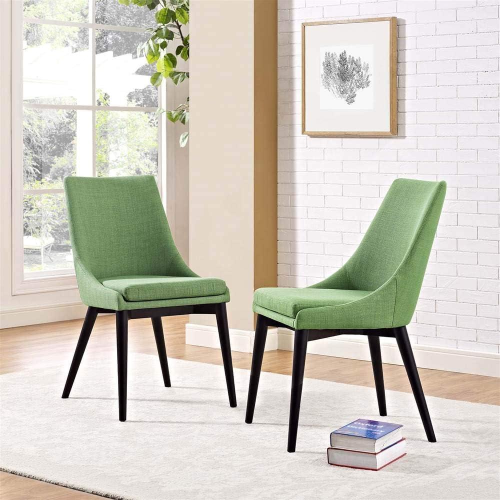 Modway Viscount Fabric Dining Side Chair, Set of 2, Multiple Colors
