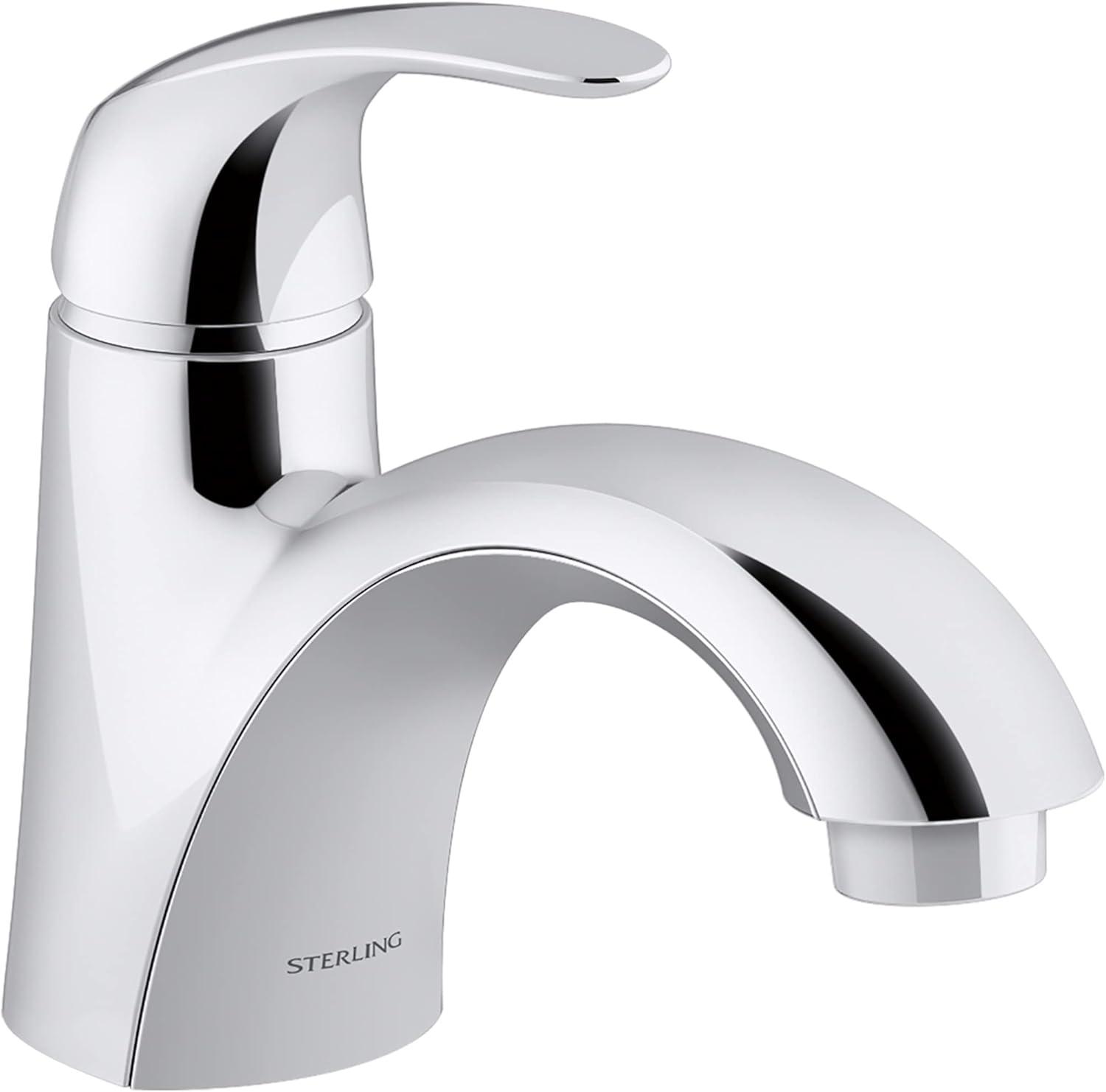 Valton Polished Chrome Single-Handle Bathroom Faucet