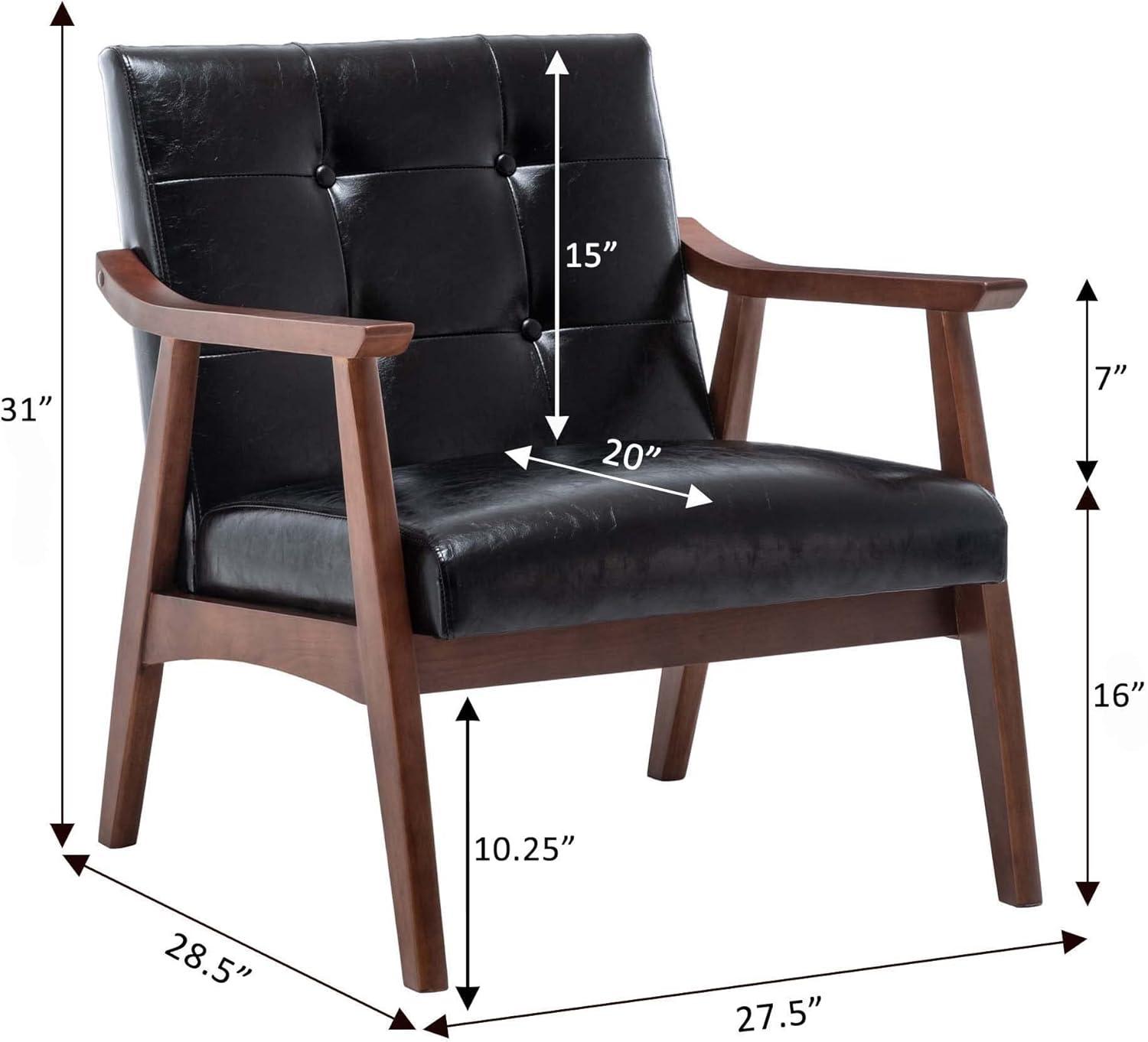 Convenience Concepts Take a Seat Natalie Accent Chair, Light Gray Fabric/Espresso