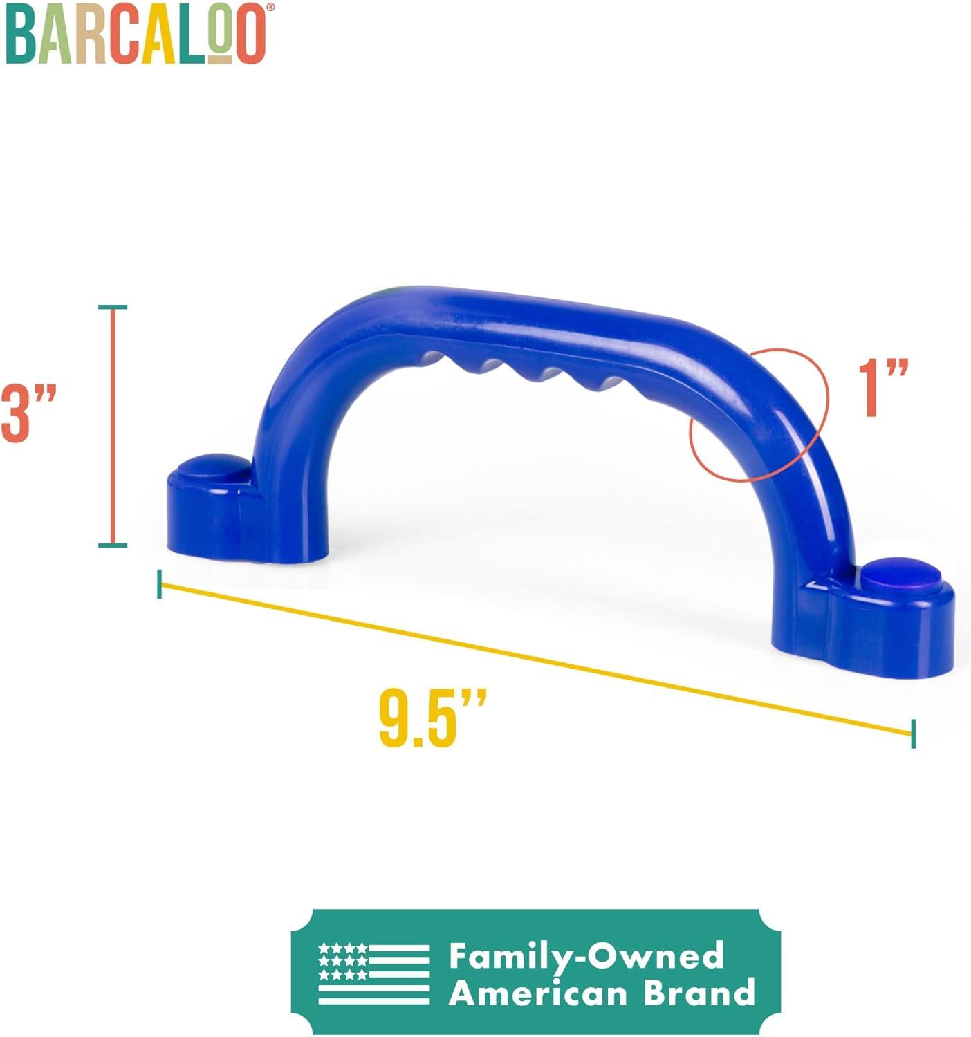 Barcaloo Playground Safety Handles Blue Grab Handle Bars for Jungle Gym