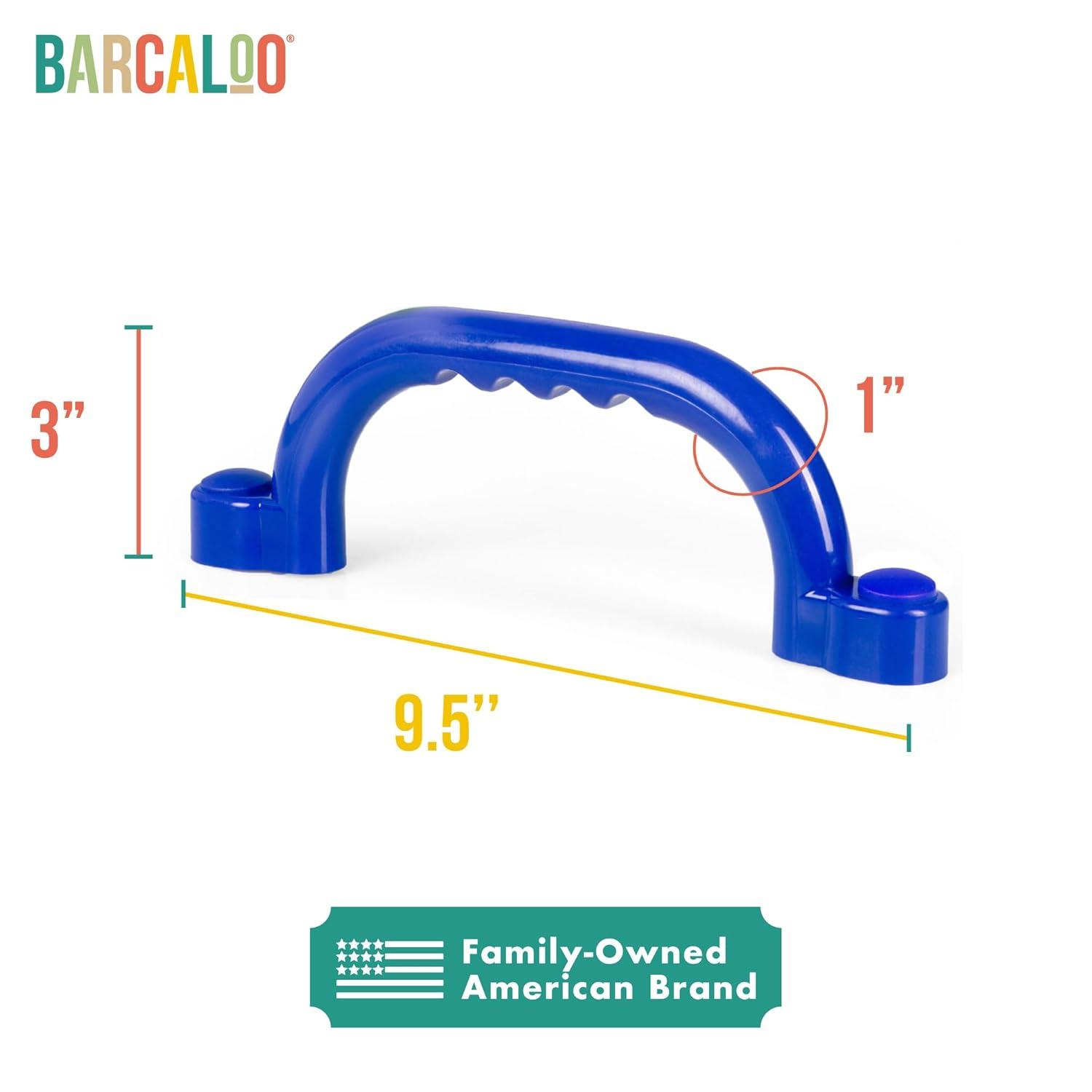 Barcaloo Playground Safety Handles Blue Grab Handle Bars for Jungle Gym