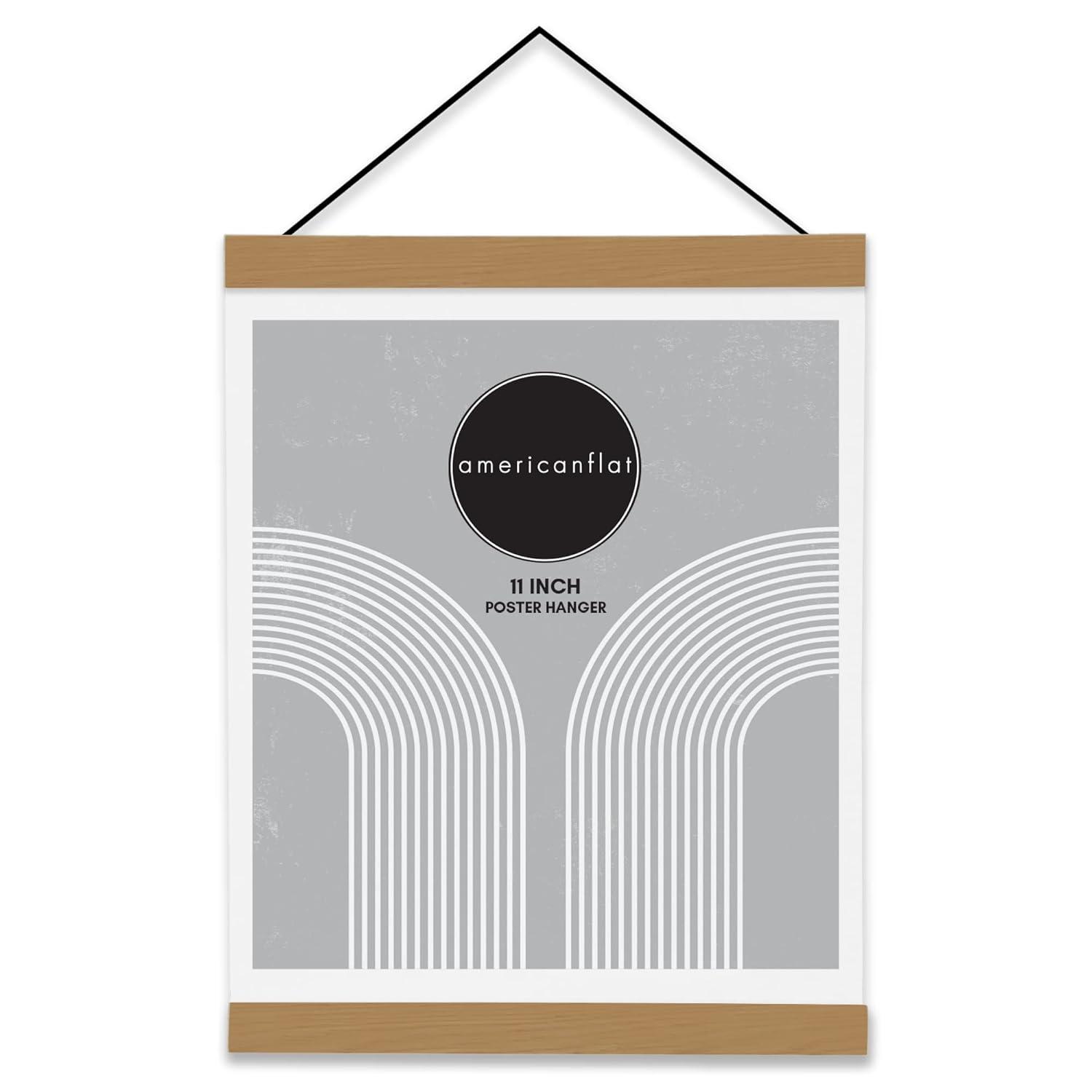 Magnetic Poster Frames, Wooden Poster Hanger Frame for Posters, Prints, and Photos