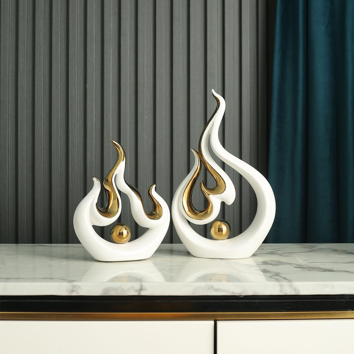 Modern Abstract Art Ceramic Statue Sculpture home decor