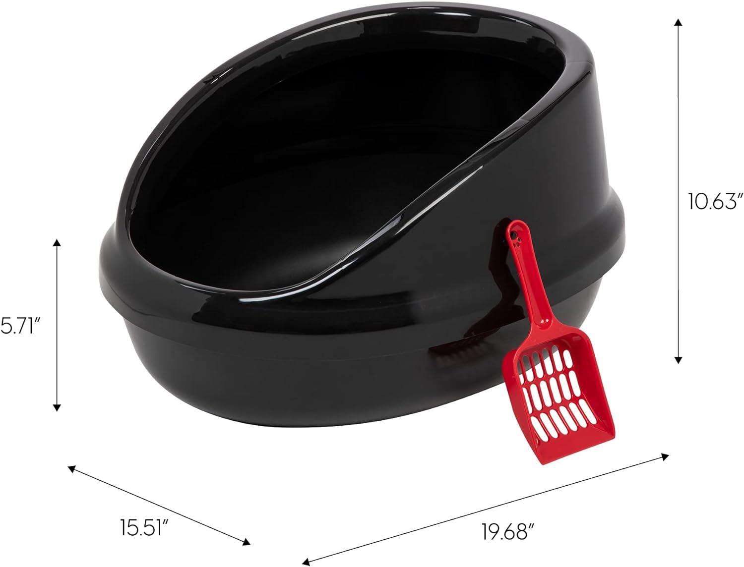 IRIS USA, Inc. Plastic Litter Box with Scoop