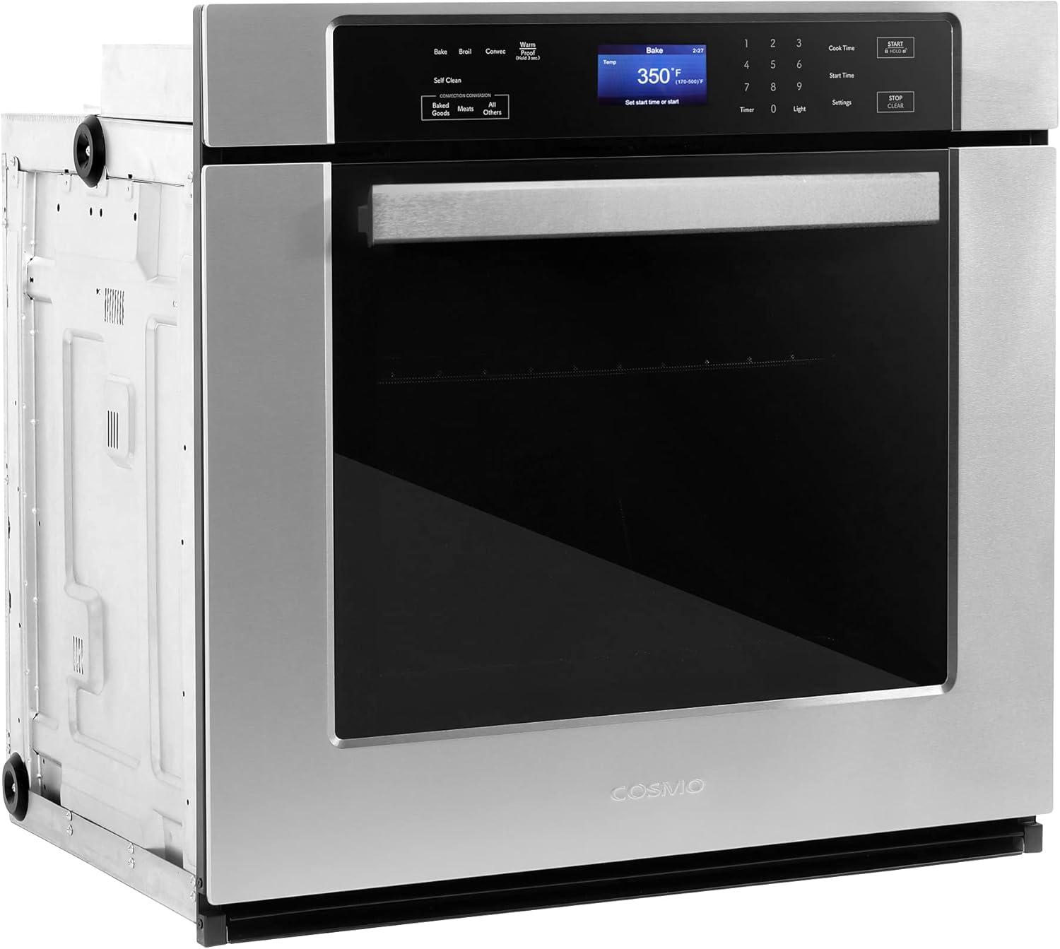 Cosmo COS-30ESWC 30 in. Self Cleaning Convection Electric Single Wall Oven