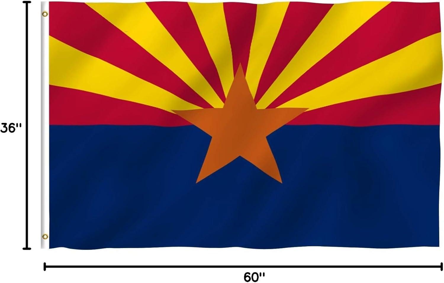 ANLEY American US State Flag Polyester 36 x 60 in. House Flag