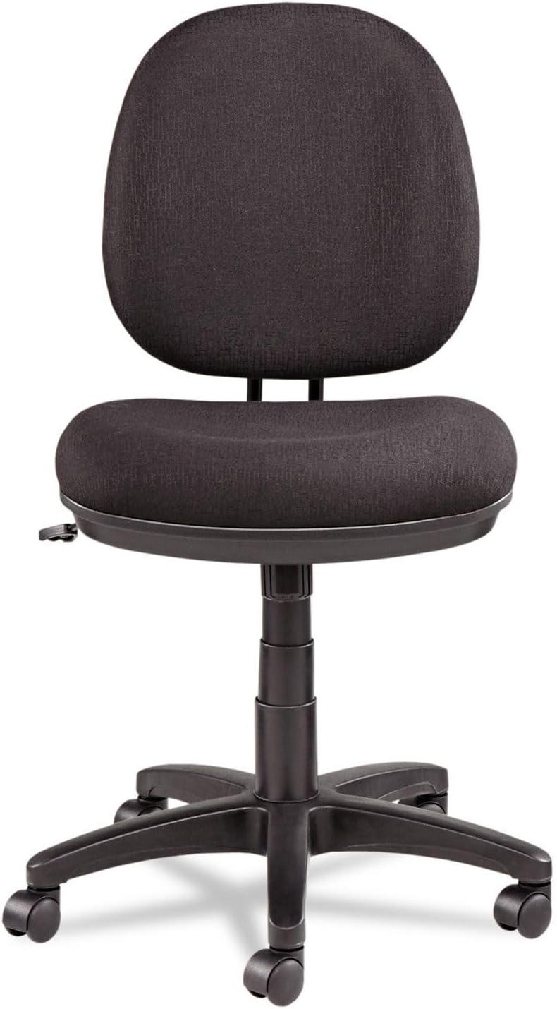 Alera Interval Series Swivel/Tilt Task Chair, Supports Up to 275 lb, 18.42" to 23.46" Seat Height, Black