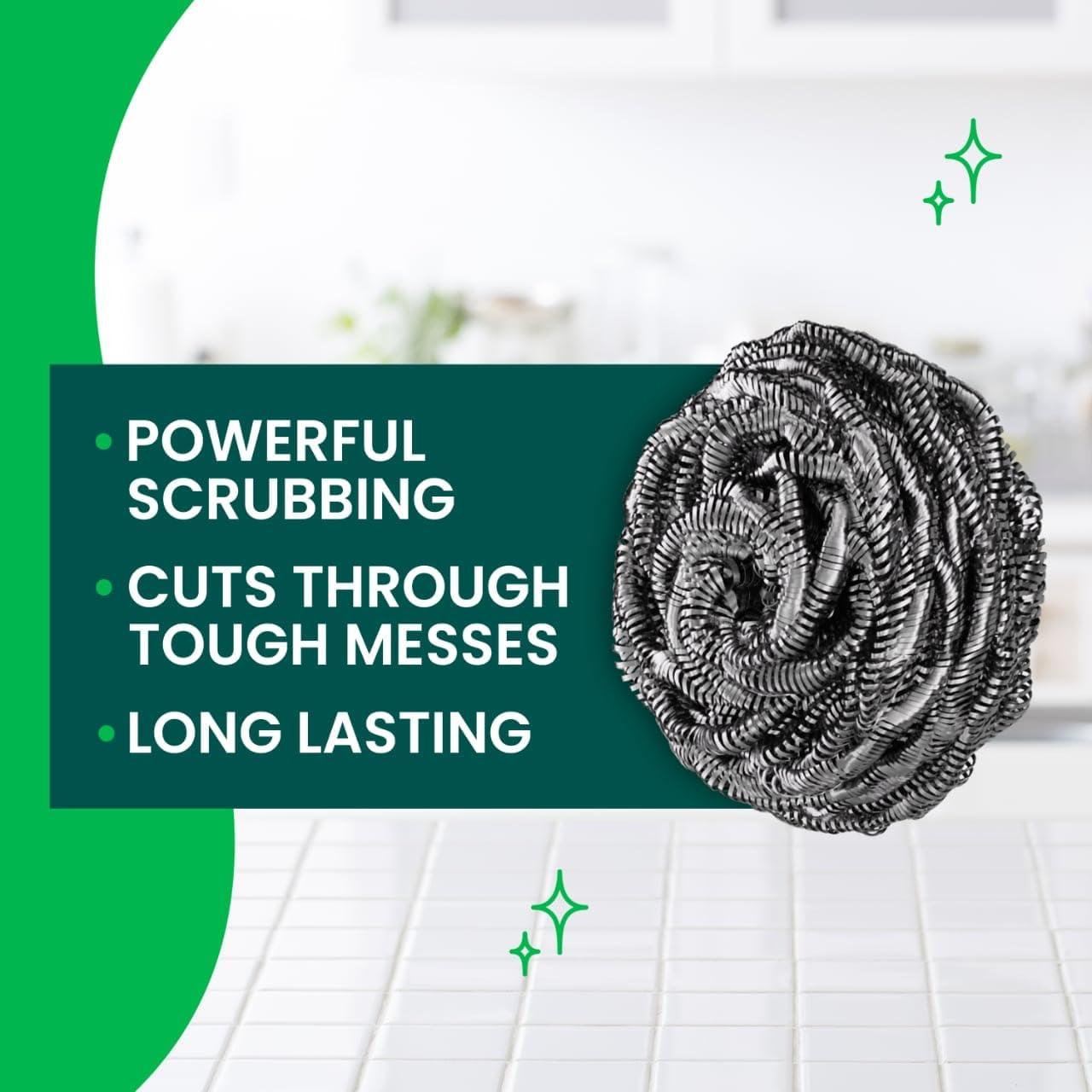 Scotch-Brite Stainless Steel Scrubbing Pads - 3ct