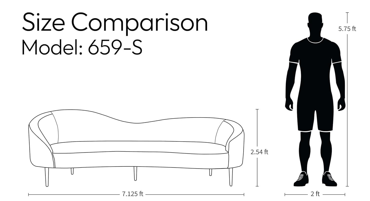 86'' Velvet Sofa
