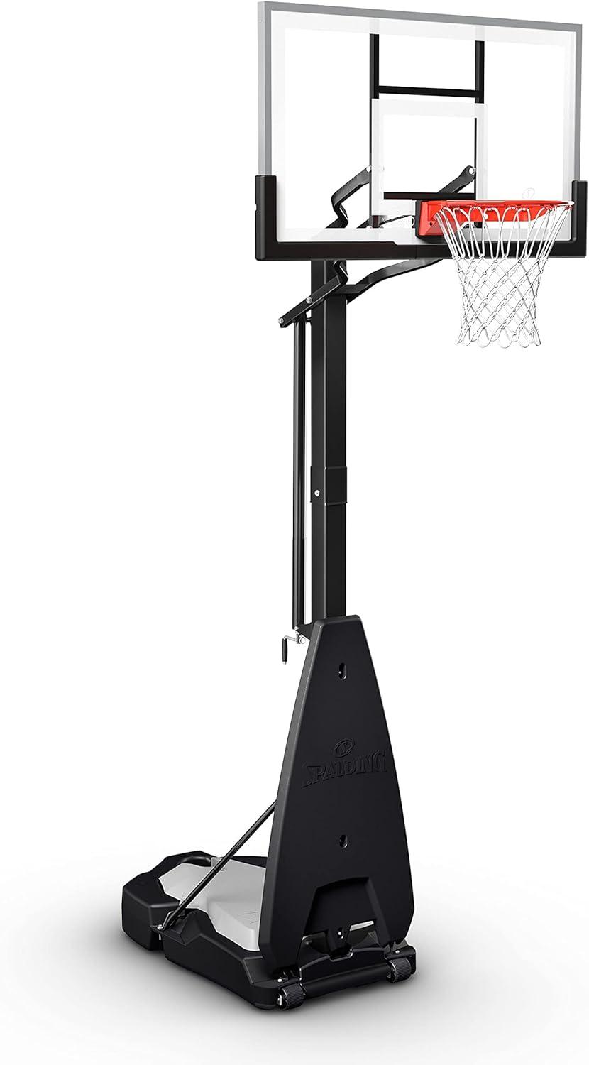 Spalding Ultimate Hybrid® 54 In., Glass Portable Basketball Hoop System