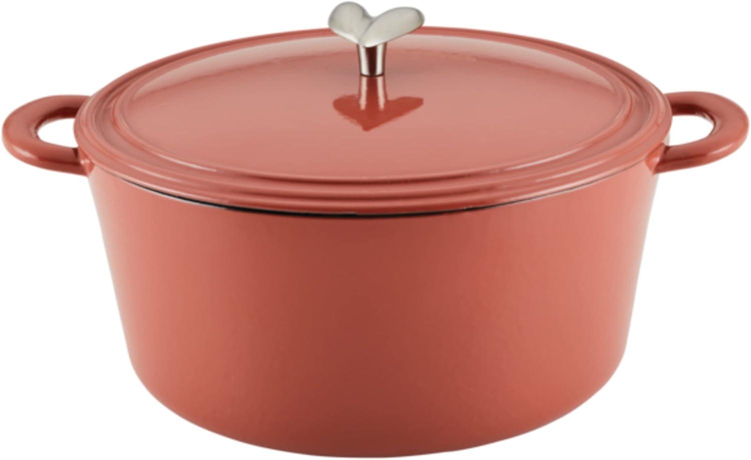 Redwood Enameled Cast Iron 6-Quart Dutch Oven with Lid