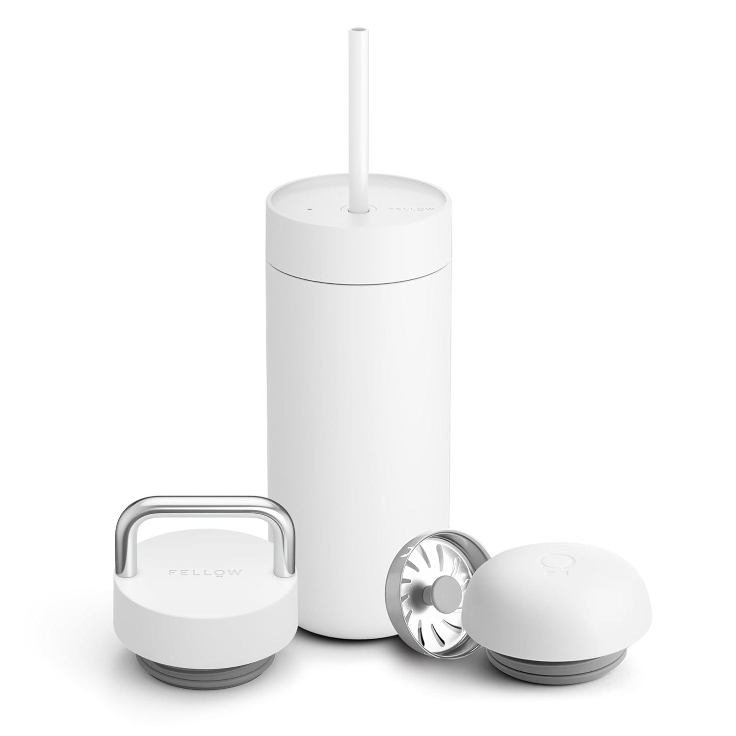 Fellow 16-oz. Matte White Carter 3-in-1 Lid System