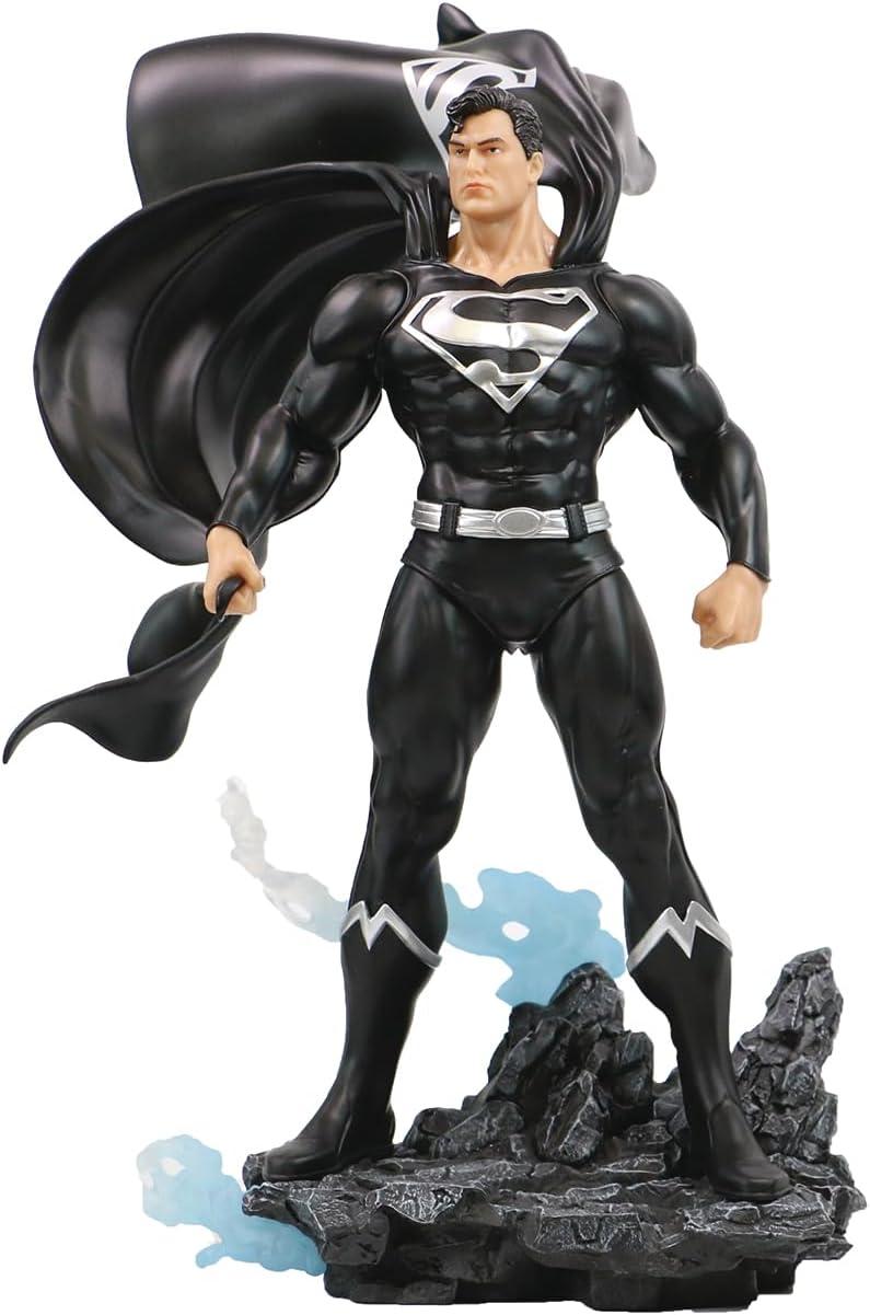 Superman Black and Silver 12" PVC Statue