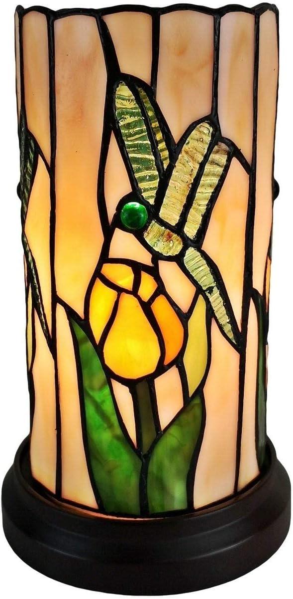 Tiffany Style Dragonfly Stained Glass Mini Table Lamp