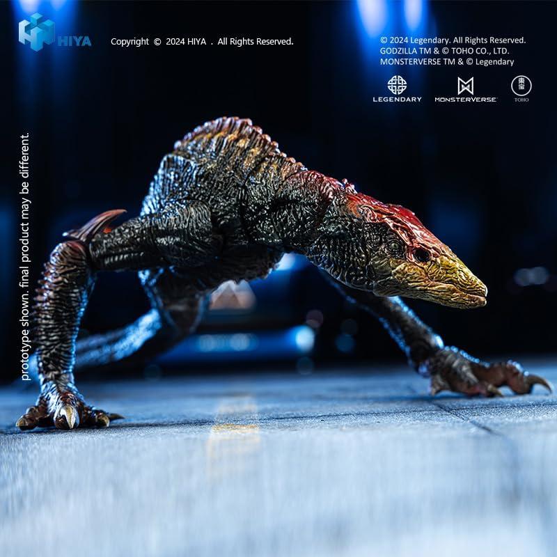 14" Red and Black PVC Skull Crawler Action Figure