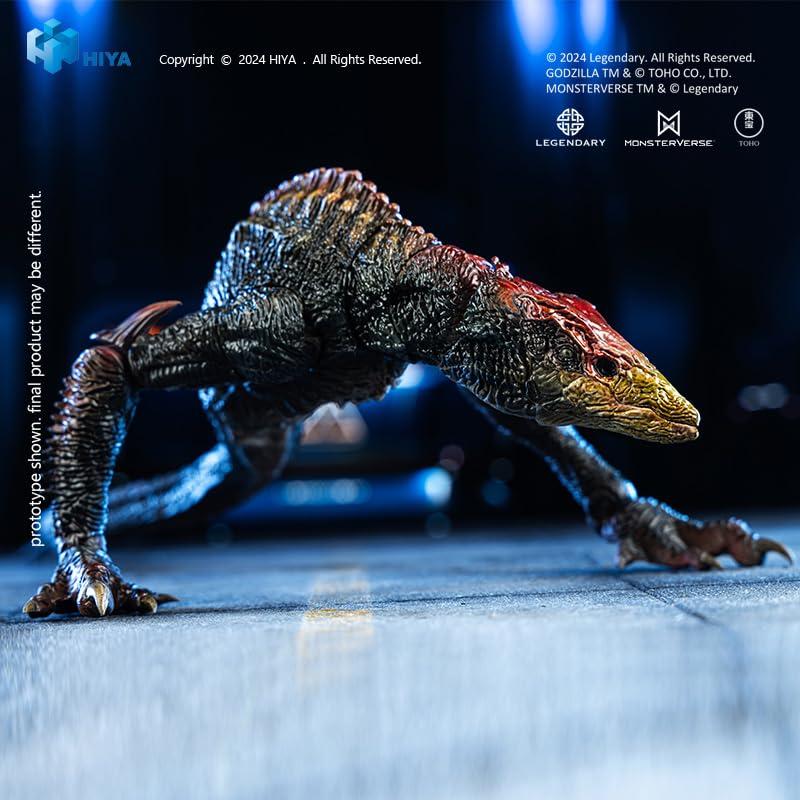 14" Red and Black PVC Skull Crawler Action Figure