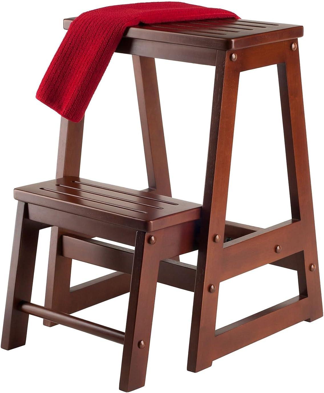 Calimesa 2 - Step Wood Lightweight Folding Step Stool