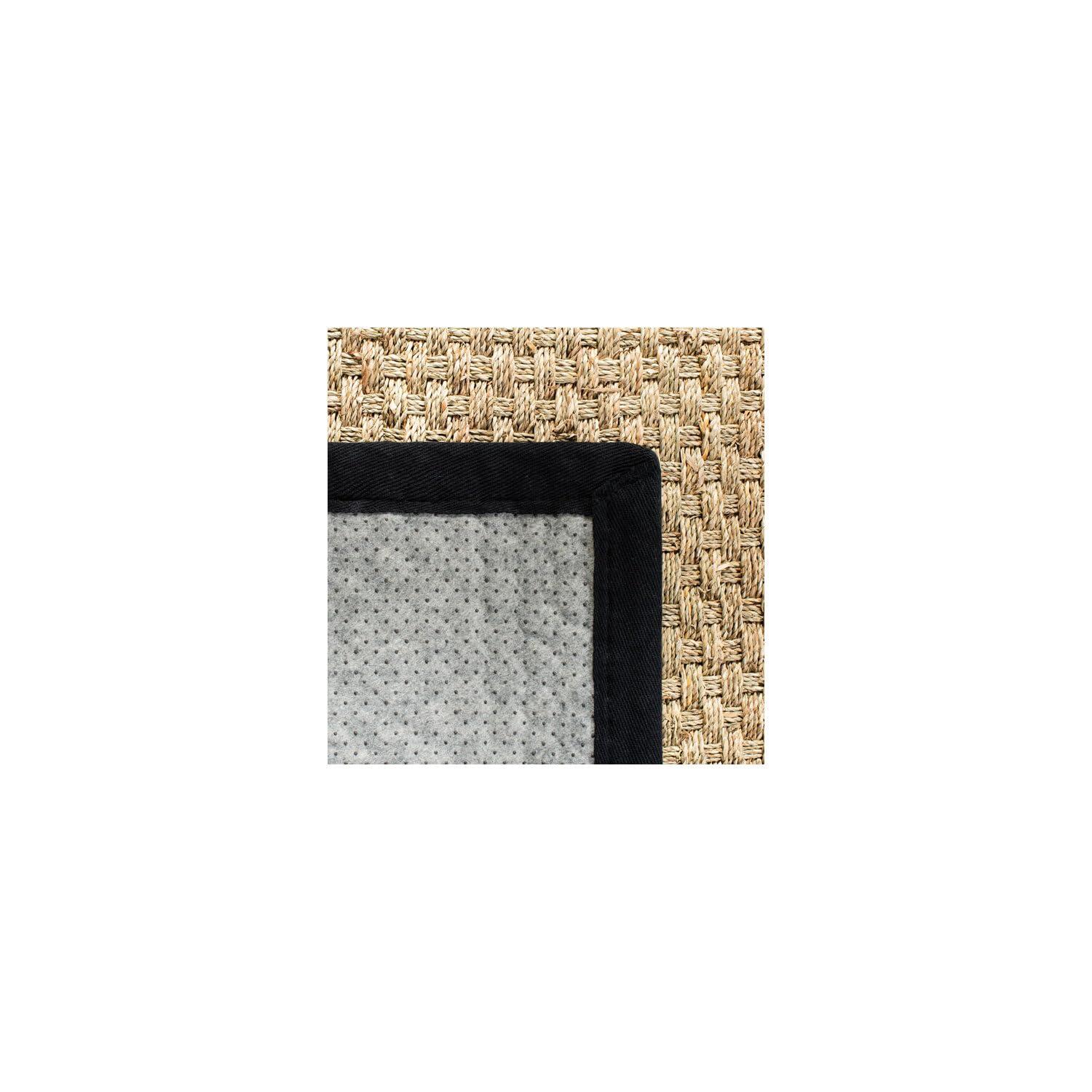 Natural Fiber NF114 Power Loomed Indoor Accent Rug - Natural/Black - 3'x5' - Safavieh