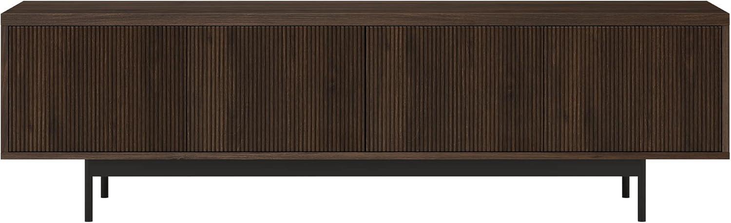 Evelyn&Zoe Whitman Rectangular TV Stand for TV's up to 75" in Alder Brown